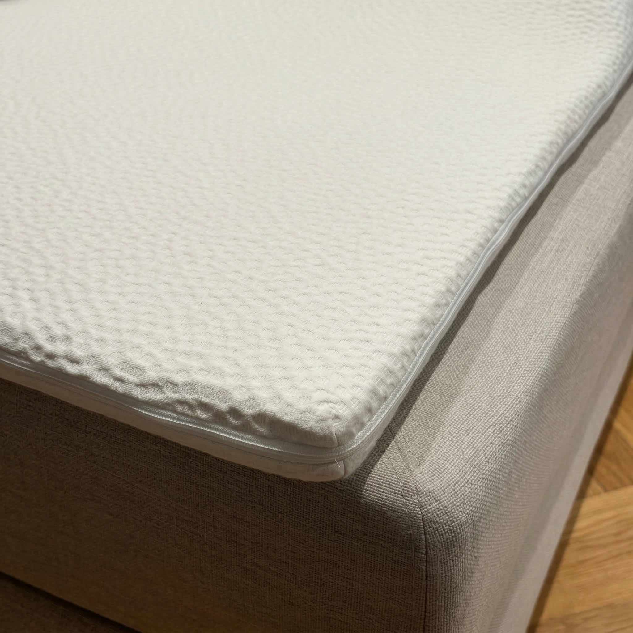 Topmadras i 100% FSC naturlatex – 5 cm - Bomuldsbetræk